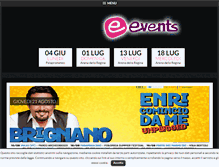 Tablet Screenshot of e-events.it
